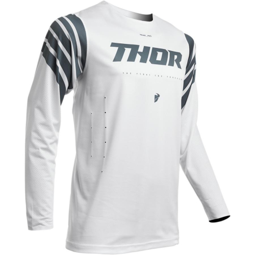 Thor - Thor Prime Pro Strut Jersey - 2910-5414 - White/Slate - X-Large