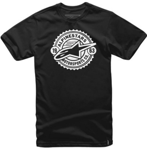 Alpinestars - Alpinestars Quality Seal T-Shirt - 1017-72009-10-SM - Black - Small