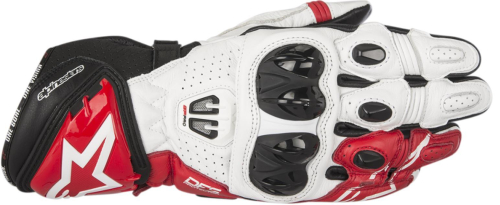 Alpinestars - Alpinestars GP Pro R2 Gloves - 3556717123S - Black/White/Red - Small
