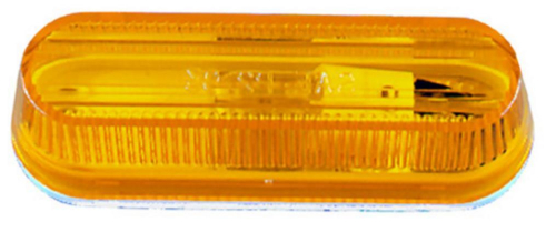 Peterson Manufacturing - Peterson Manufacturing Lens for Oblong Clearance/Side Marker Lights - Amber - 136-15A