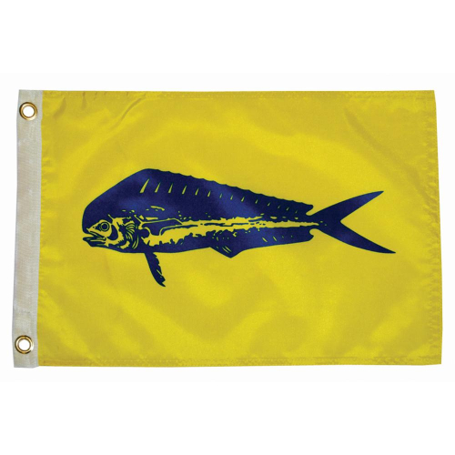 Taylor Made - Taylor Made 12" x 18" Dolphin Flag