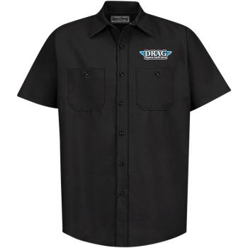 Throttle Threads - Throttle Threads Drag Specialties Shop Shirt - DRG31ST24BK5X - Black - 5XL