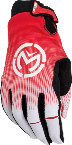 Moose Racing - Moose Racing SX1 Gloves - 3330-7321 - Red/White - Small