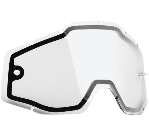 FMF Racing - FMF Racing Dual Pane Replacement Lens for PowerBomb/PowerCore Goggles - Clear - F-59007-00001