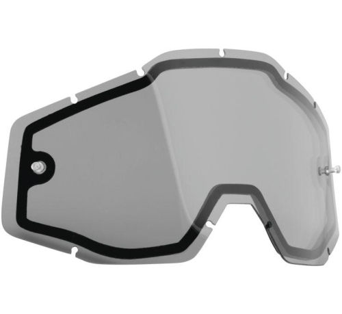 FMF Racing - FMF Racing Dual Pane Replacement Lens for PowerBomb/PowerCore Goggles - Smoke - F-59007-00002