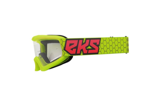 EKS Brand - EKS Brand X-Grom Youth Goggles - 067-30335 - Flo Yellow/Black/Fire - OSFM