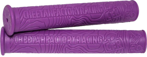 Cheetah Factory Racing - Cheetah Factory Racing Signature Grips - Purple - CFR-CD201