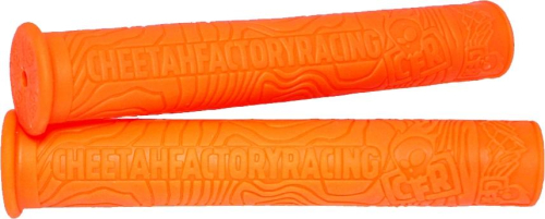 Cheetah Factory Racing - Cheetah Factory Racing Signature Grips - Flo Orange - CFR-CD204.5