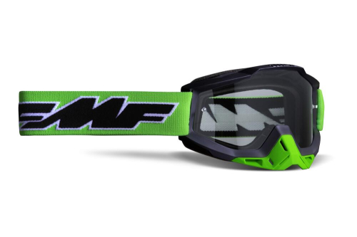 FMF Racing - FMF Racing PowerBomb Rocket Goggles - F-50036-00007 - Rocket Lime / Clear Lens - OSFM