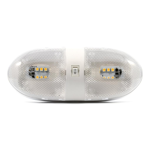 Camco - Camco LED Double Dome Light - 12VDC - 320 Lumens
