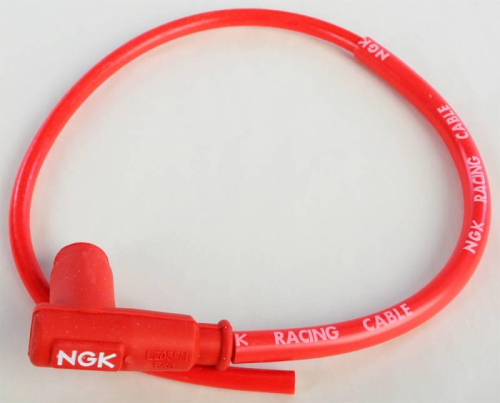 NGK - NGK Racing Wire - 90deg. Removable Resistor Cover - 50cm - 8048