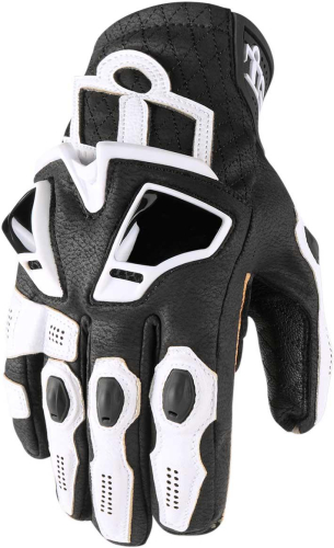 Icon - Icon Hypersport Short Gloves - 3301-3554 - White - X-Large