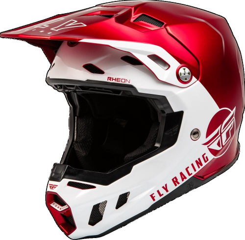 Fly Racing - Fly Racing Formula CC Centrum Youth Helmet - 73-4323YL - Metallic Red/White - Large