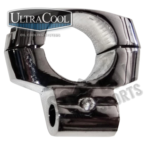 UltraCool - UltraCool 1in. Handlebar LED Clamp - Gloss Black - AC-20BC