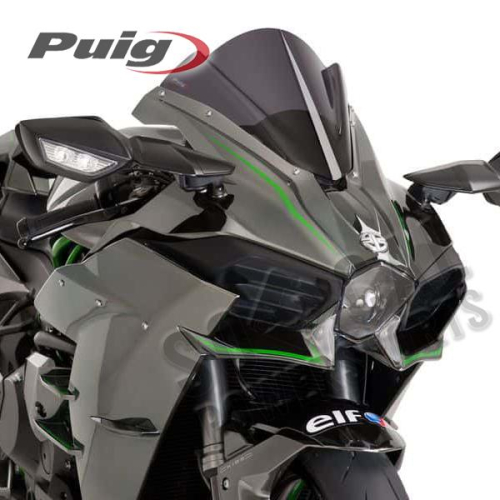 PUIG - PUIG Racing Windscreen - Dark Smoke - 7631F