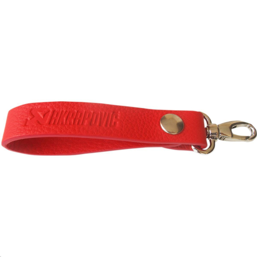 Akrapovic - Akrapovic Keychain - Red Leather Loop - 800953