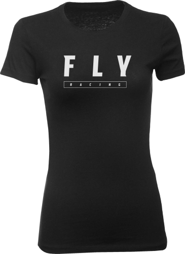 Fly Racing - Fly Racing Fly Logo Womens T-Shirt - 356-0460L - Black - Large