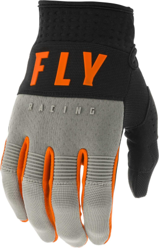 Fly Racing - Fly Racing F-16 Youth Gloves - 373-91502 - Gray/Black/Orange - 02