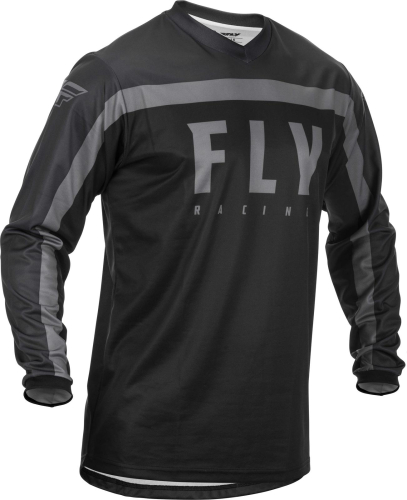 Fly Racing - Fly Racing F-16 Youth Jersey - 373-920YX - Black/Gray - X-Large
