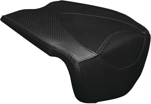 Luimoto - Luimoto Motorsports Edition Passenger Seat Covers - Black Suede/Red/Blue/Perforated/CF Black - 8211201