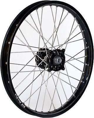 Dubya - Dubya MX Rear Wheel with DID DirtStar Rim - 1.85x16 - Black Hub/Black Rim - 56-4183BB