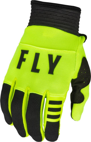 Fly Racing - Fly Racing F-16 Youth  Gloves - 376-910YS - Hi-Vis/Black - Small