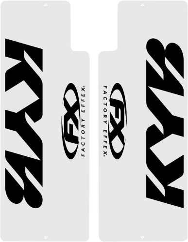 Factory Effex - Factory Effex Clear Upper Fork Graphics - KYB - Black - 10-38002