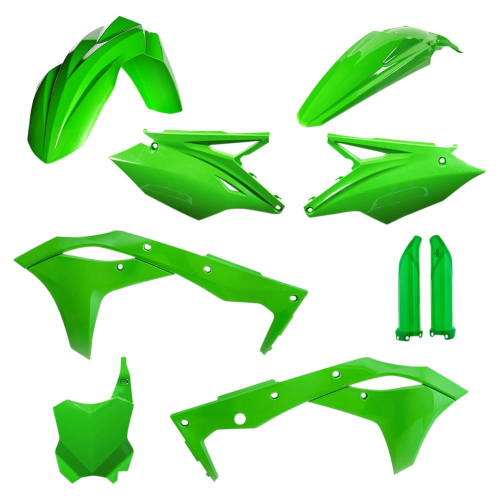 Acerbis - Acerbis Full Plastic Kit - Green - 2685820006