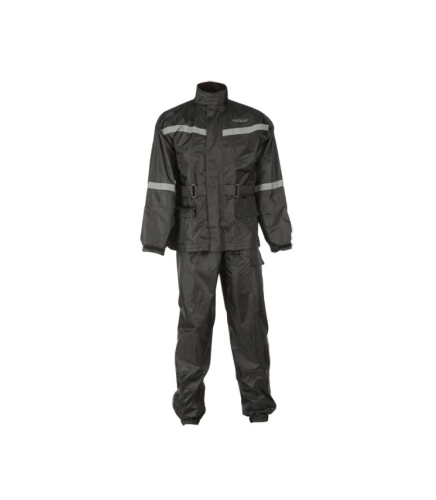 Fly Racing - Fly Racing 2-PC Rainsuit - 479-8017S - Black - Small