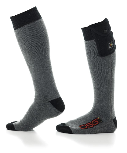 DSG - DSG Heated 5V Womens Socks - 45484 - Heathered Black - SM-MD