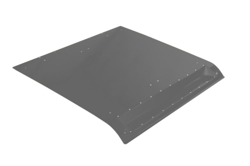 Pro Armor - Pro Armor Aluminum Roof with Light Bar Pocket - Stealth Gray - P141297SG