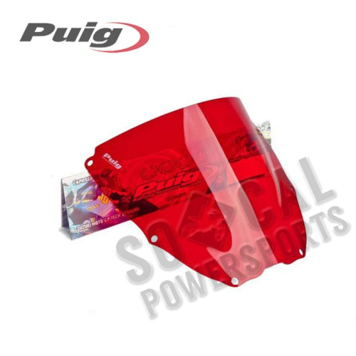 PUIG - PUIG Racing Windscreen - Red - 0340R