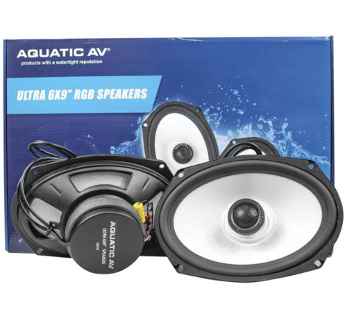 Aquatic AV - Aquatic AV Bag Lid Speakers - 6in. x 9in. - HG200