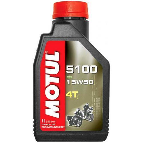 Motul - Motul 5100 4T Synthetic Ester Blend Motor Oil - 15W50 - 1L. - 104080