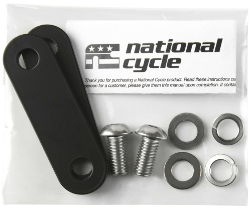 National Cycle - National Cycle Footrest Mount - Black - BAG#4015-76MM