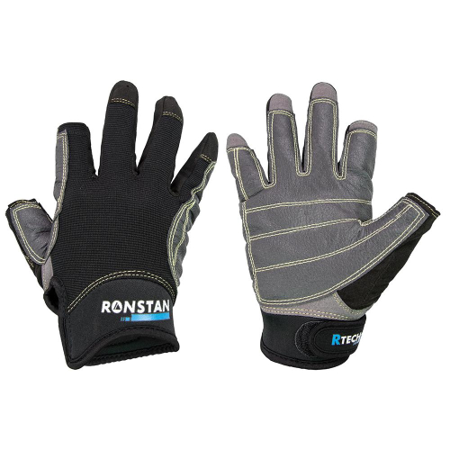 Ronstan - Ronstan Sticky Race Gloves - 3-Finger - Black - S