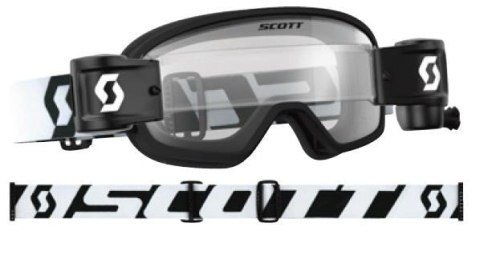 Scott USA - Scott USA Buzz WFS Youth Goggles - 262578-1007113 - Black/White / Clear Works Lens - OSFM