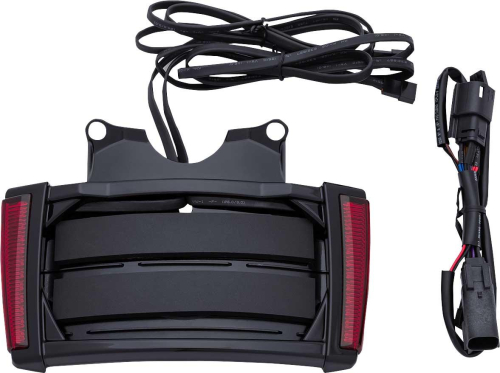Ciro - Ciro LED License Plate Frames - Black Housing/Red LEDs/Red Lenses - 40302