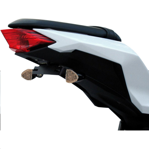 Targa - Targa Tail Kit with LED Turn Signals - Black/Clear - 22-472LED-L