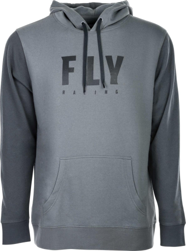 Fly Racing - Fly Racing Badge Pullover Hoodie - 354-0251X - Gray - X-Large