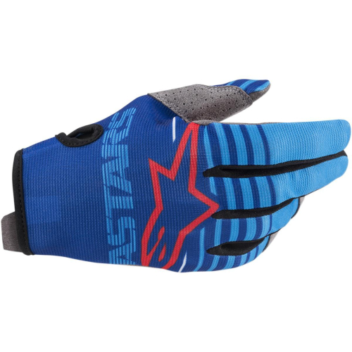 Alpinestars - Alpinestars Radar Youth Gloves - 3541820-7007-M - Blue/Aqua - Medium