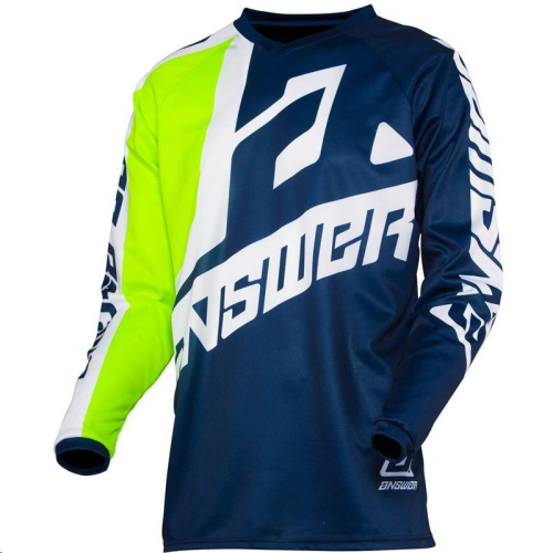Answer - Answer Syncron Voyd Jersey - 0409-0951-1551 - Midnight/Hyper Acid/White - X-Small