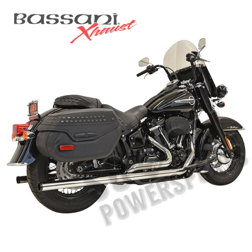 Bassani Manufacturing - Bassani Manufacturing Dual Exhaust System with Straight Mufflers - 1S96P