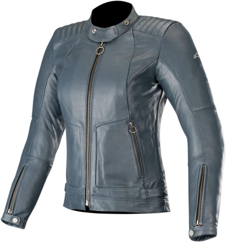 Alpinestars - Alpinestars Gal Womens Leather Jacket - 3117819-7014XXL - Mood Indigo - 2XL