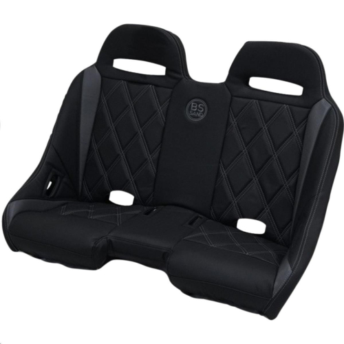 BS Sand - BS Sand Extreme Front/Rear Bench Seat - Diamond - Black/Gray - EXBEGYBDX