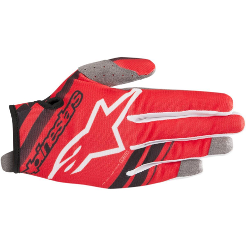 Alpinestars - Alpinestars Radar Youth Gloves - 3541819-31-LG - Red/Black - Large