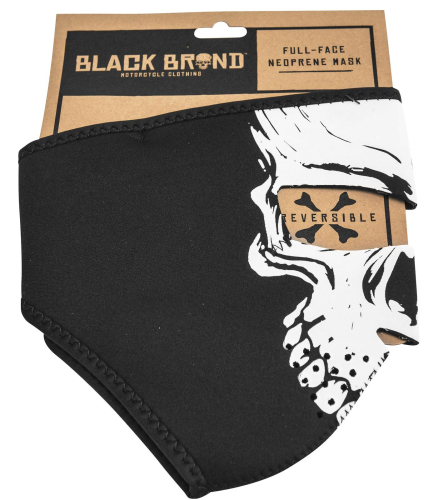 Black Brand - Black Brand Neoprene Full-Face Mask - BB9802 - Skull - OSFM