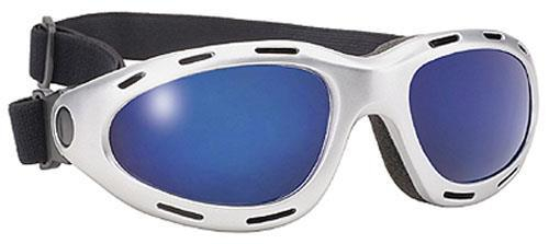 Pacific Coast Sunglasses - Pacific Coast Sunglasses Kickstart Dyno Sunglasses - 4562 - Silver / Blue Mirror Lens - OSFM