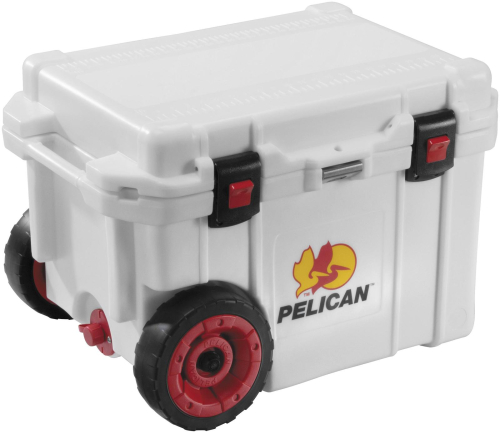 Pelican Products - Pelican Products ProGear 45qt. Wheeled Elite Cooler - White - 32-45QW-MC-WHT