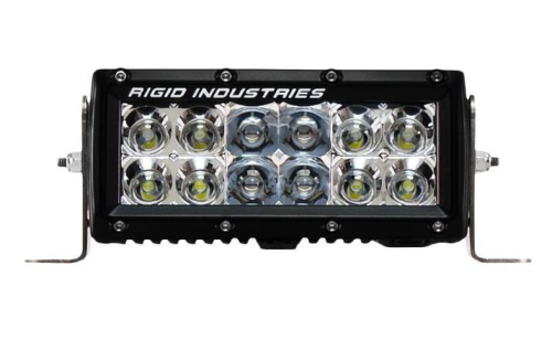 RIGID Industries - RIGID Industries E-Series Flood Light Bar - 6in. - Amber - 106322